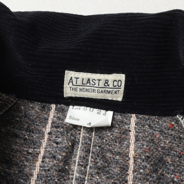 楽天市場】At LAST&CO アットラスト ジャケット サイズ:40 裏地  