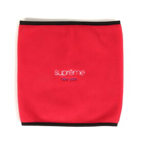 Supreme シュプリーム 16AW Polartec Fleece Neck Gaiter クラシックロゴ ポーラテックフリース ネックゲイター ネックウォーマー レッド 【メンズ】【中古】【美品】【K4103】