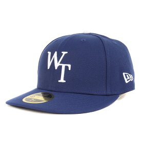 WTAPS ダブルタップス キャップ サイズ:7 1/2(59.6cm) 23SS NEW ERA ニューエラ WTロゴ 刺繍 ベースボールキャップ 59FIFTY LOW PROFILE / CAP ブルー 帽子【メンズ】【K4067】