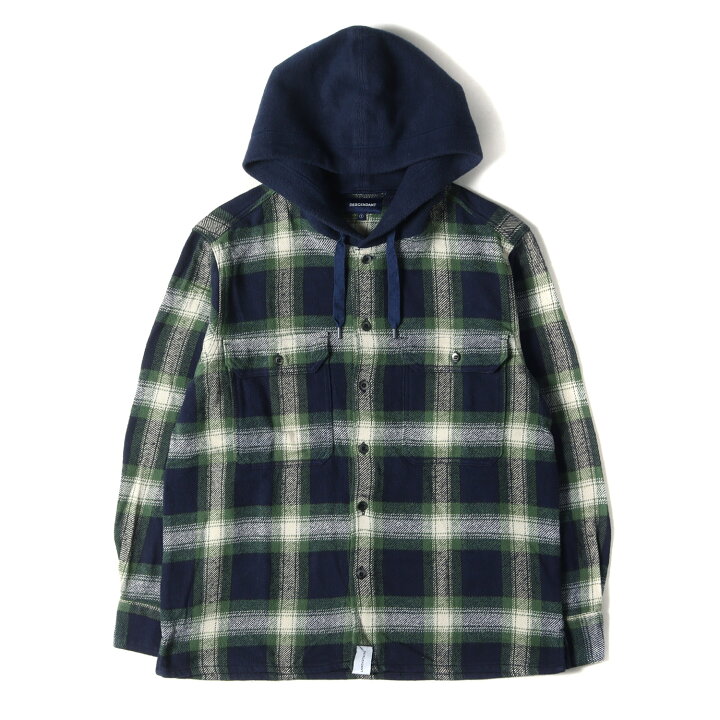 楽天市場】DESCENDANT ディセンダント シャツ サイズ:1 フード付き  