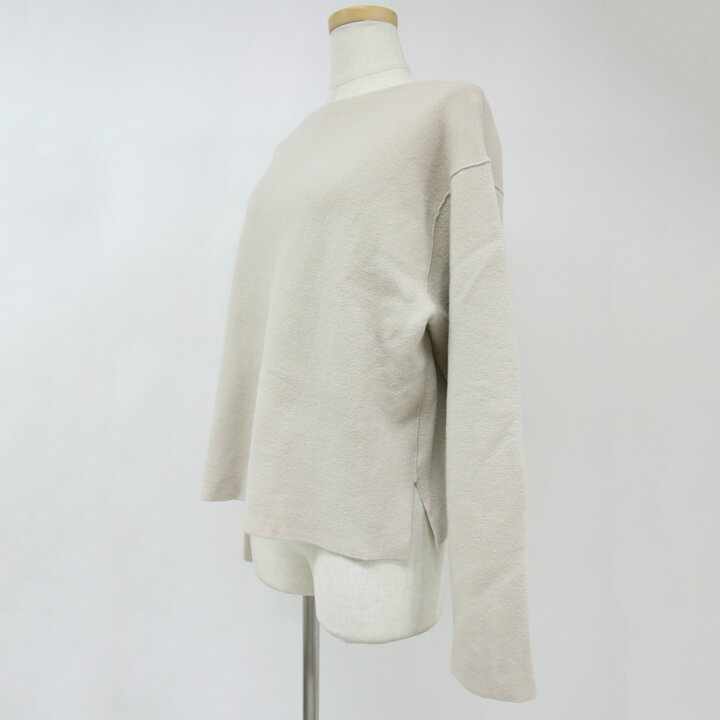 楽天市場】YLEVE イレーヴ ニット ウール ベージュ FREE ボートネック  