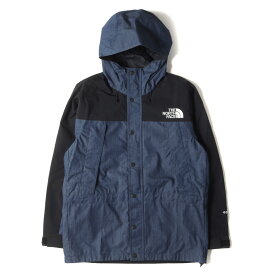 THE NORTH FACE ノースフェイス ジャケット サイズ:M GORE-TEX INFINIUM マウンテンライト デニム ジャケット Mountain Light Denim Jacket NP12032 ナイロンインディゴデニム(ID) アウター ブルゾン コート【メンズ】【中古】【美品】【K4042】