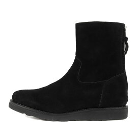 MINEDENIM マインデニム サイズ:41 現行モデル カウ スエード レザー バックジップ ワーク ブーツ Suede Leather Back Zip Boots MGK-003 Vibram ビブラムソール ブラック 黒 日本製 シューズ 靴【メンズ】【K4069】