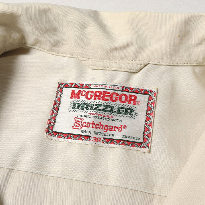 楽天市場】McGREGOR マクレガー ジャケット サイズ:38 60s Scotchgard 