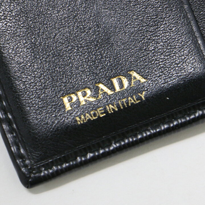 楽天市場】PRADA プラダ 財布 3つ折り財布 コンパクトウォレット ロゴ 