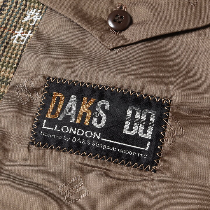 楽天市場】DAKS ダックス ジャケット 90s スウェード ガンパッチ 