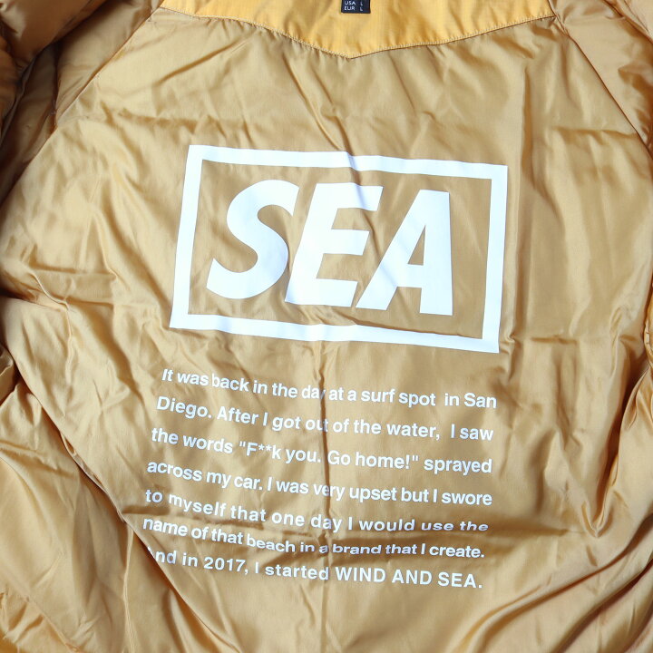 楽天市場】WIND AND SEA ウィンダンシー ダウン ジャケット サイズ:XL  