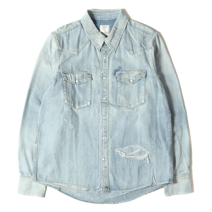 楽天市場】visvim ビズビム シャツ サイズ:1 20SS F.I.L.限定 ダメージ 