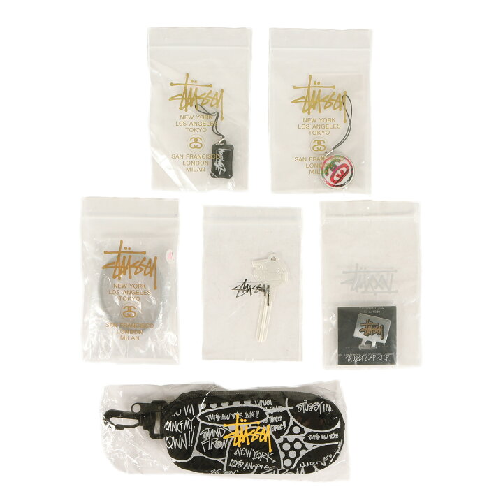 楽天市場】STUSSY ステューシー 小物 6点セット キーホルダー 