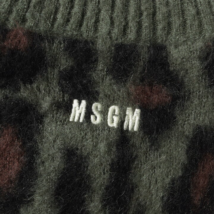 楽天市場】MSGM エムエスジーエム ニット サイズ:M レオパード 柄 