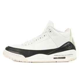 NIKE ナイキ サイズ:27.0cm fragment design AIR JORDAN 3 RETRO SP (DA3595-100) フラグメントデザイン エアジョーダン3 レトロ ホワイト ブラック 白黒 US9 スニーカー コラボ シューズ 靴【メンズ】【中古】