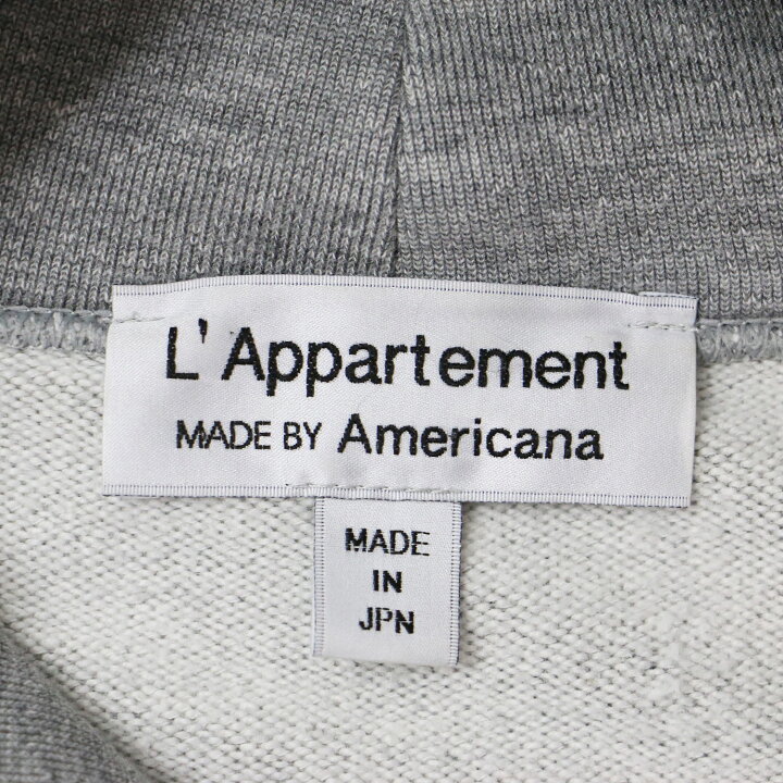 楽天市場】AMERICANA アメリカーナ LAppartement 別注 パーカー グレー 