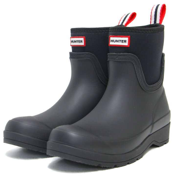 楽天市場】HUNTER ハンター ブーツ レインブーツ ブラック 黒 UK3(22.0  