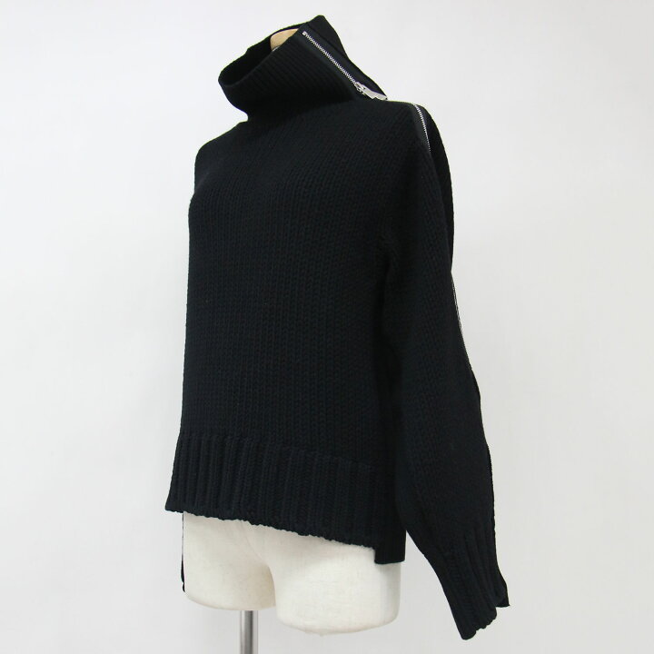 楽天市場】Sacai サカイ ニット セーター ウール ブラック 黒 2(M 