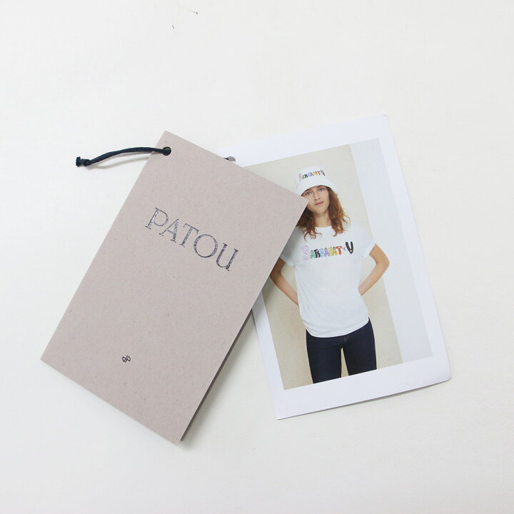楽天市場】PATOU パトゥ Tシャツ ホワイト 白 XS バーバパトゥ 