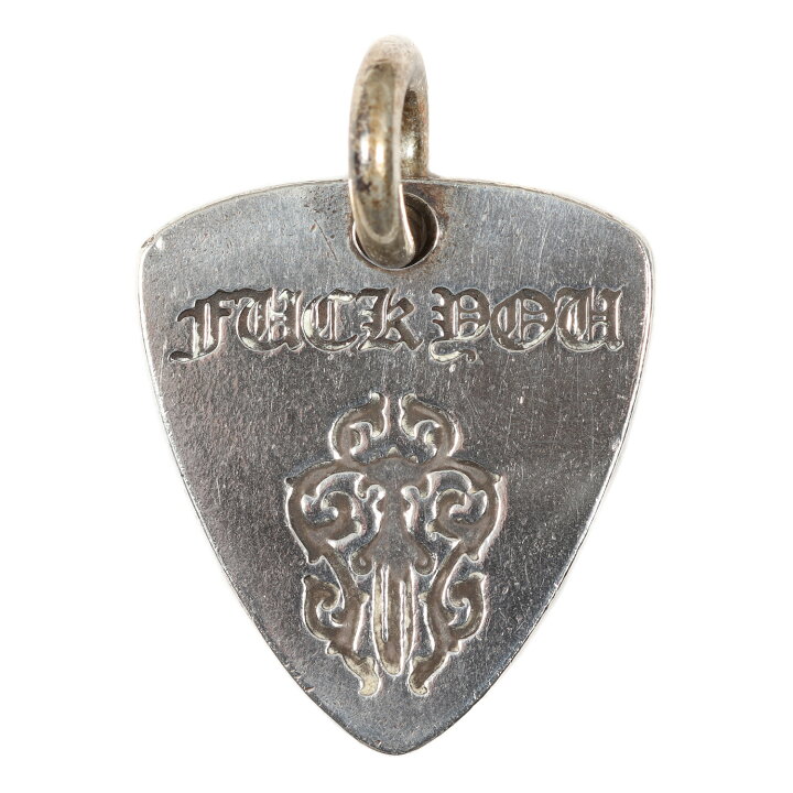 CHROME HEARTS クロムハーツ ギターピックネックレス ちょうぜ トップ 
