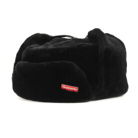 Supreme シュプリーム ハット サイズ:M/L 19AW Faux Fur Ushanka Hat フェイクファー ウシャンカハット ブラック 黒 帽子 【メンズ】【中古】【美品】【K4094】