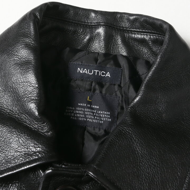 楽天市場】Nautica ノーティカ ジャケット サイズ:L 00s レザー 裏地 