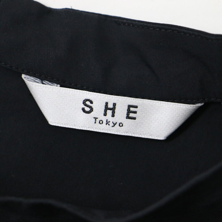楽天市場】SHE Tokyo シートーキョー ブラウス ブラック 黒 FREE