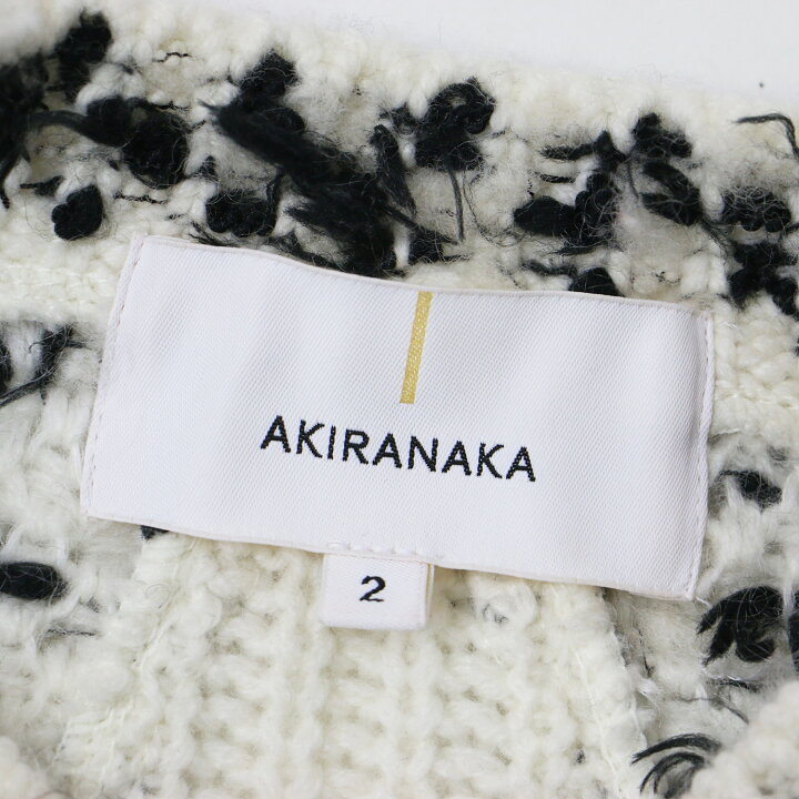 楽天市場】AKIRANAKA アキラナカ ニット セーター 23秋冬 ホワイト  
