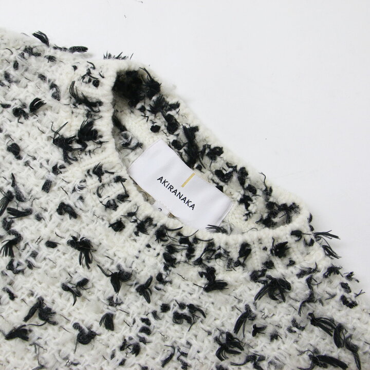 楽天市場】AKIRANAKA アキラナカ ニット セーター 23秋冬 ホワイト  