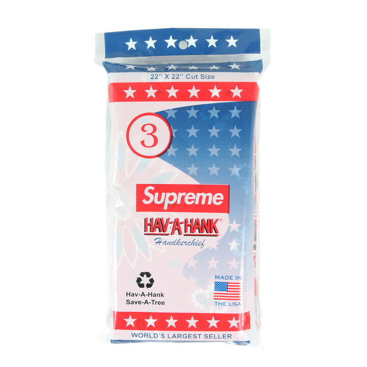 楽天市場】Supreme シュプリーム 24SS HAV-A-HANK バンダナ 3色セット 