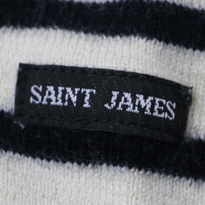 楽天市場】SAINT JAMES セントジェームス ニット ホワイト ネイビー 白 