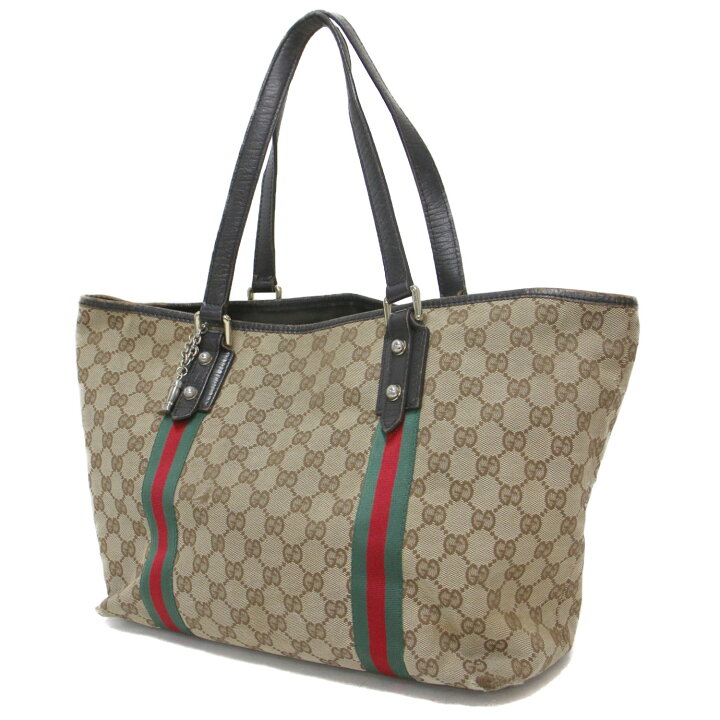 楽天市場】GUCCI グッチ バッグ トートバッグ 肩掛け シェリーライン 