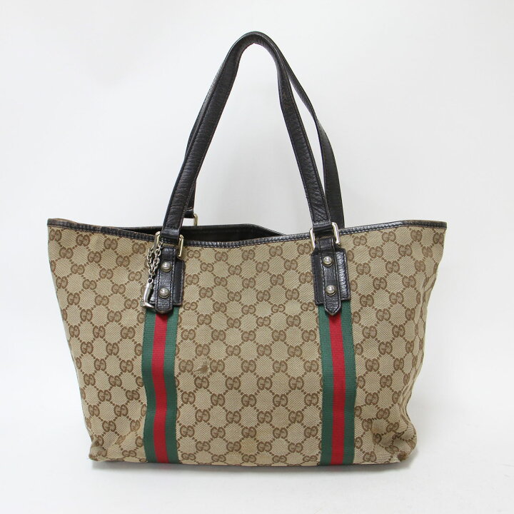 楽天市場】GUCCI グッチ バッグ トートバッグ 肩掛け シェリーライン 