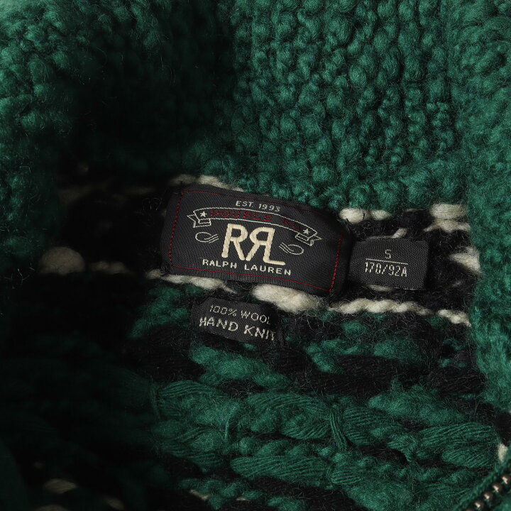 楽天市場】RRL ダブルアールエル カウチン サイズ:S インディアン  