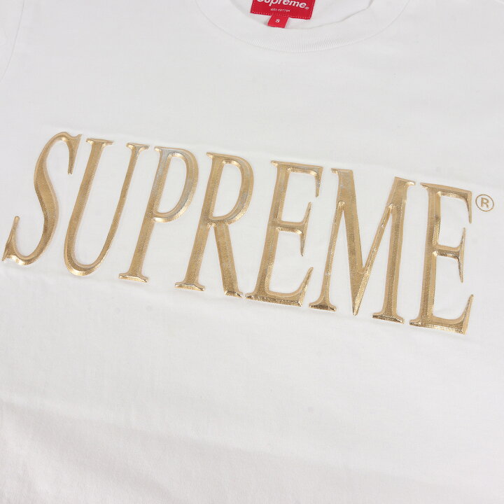 楽天市場】Supreme シュプリーム Tシャツ サイズ:S 16AW ゴールドロゴ 