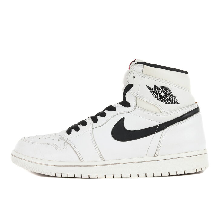ジョーダン白黒ハイカット NIKE ナイキ AIR JORDAN 1 MID 29cm