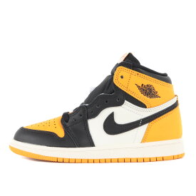 NIKE ナイキ サイズ:19.0cm JORDAN 1 RETRO HIGH OG PS (AQ2664-711) ジョーダン1 レトロ ハイ プレスクール キッズ ボーイズ タクシー ブラック US 13C ハイカット スニーカー シューズ 靴 【キッズ】【K4061】