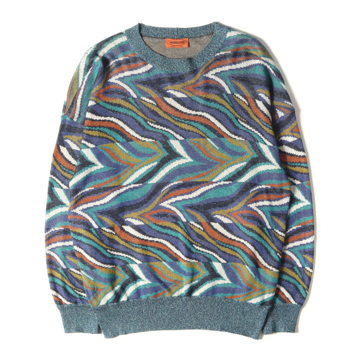 楽天市場】MISSONI ミッソーニ ニット 90s リーフ ジャガード コットン 
