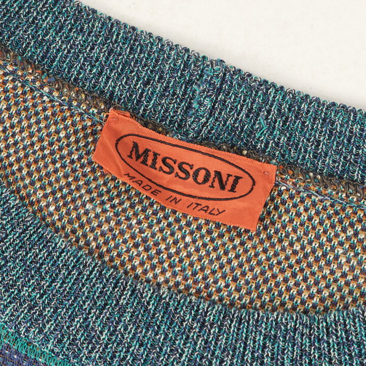 楽天市場】MISSONI ミッソーニ ニット 90s リーフ ジャガード コットン 