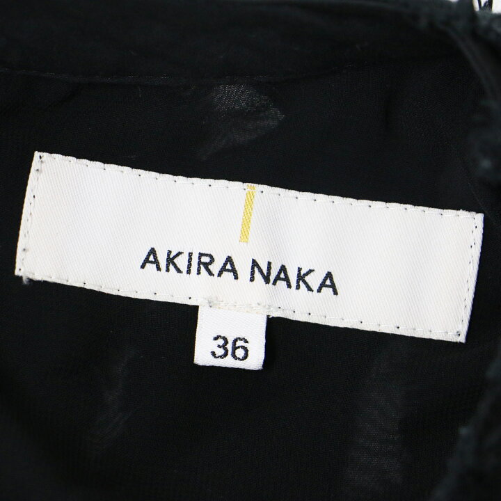 楽天市場】AKIRANAKA アキラナカ ブラウス ブラック 黒 36(S) Sija 