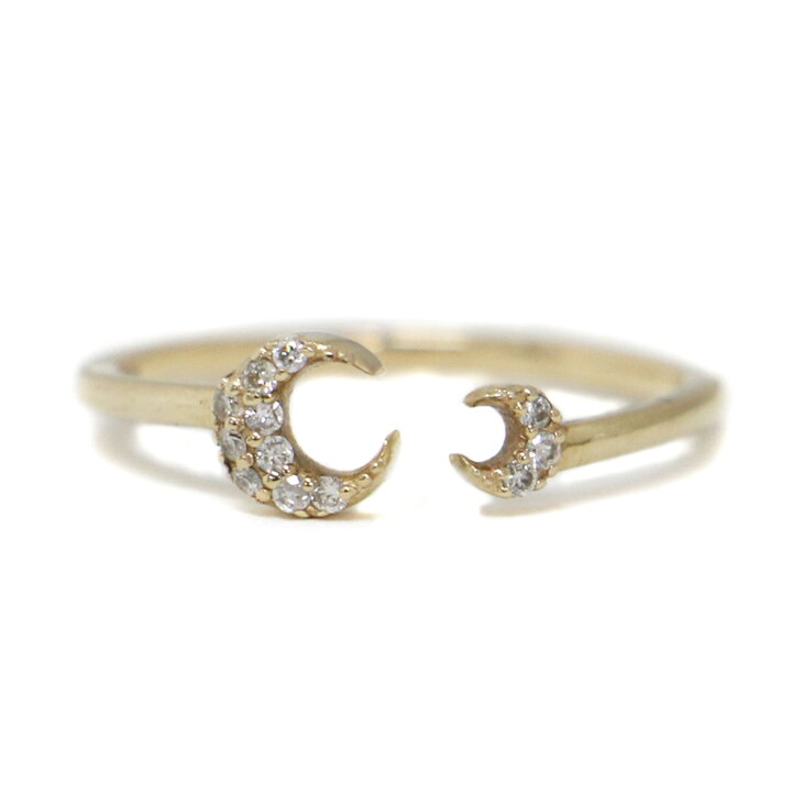 楽天市場】sans suns サンズ サンズ 指輪 ゴールド オープンリング 月  