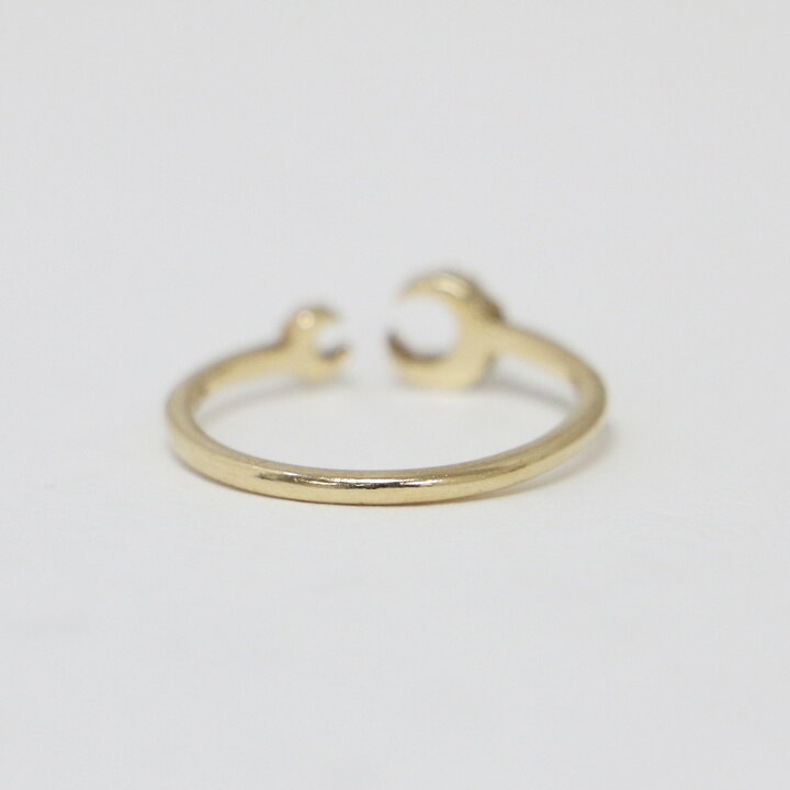 楽天市場】sans suns サンズ サンズ 指輪 ゴールド オープンリング 月  