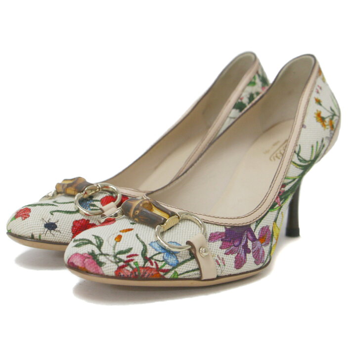 楽天市場】GUCCI グッチ パンプス ベージュ系 サイズ:US7.5(24.5cm  