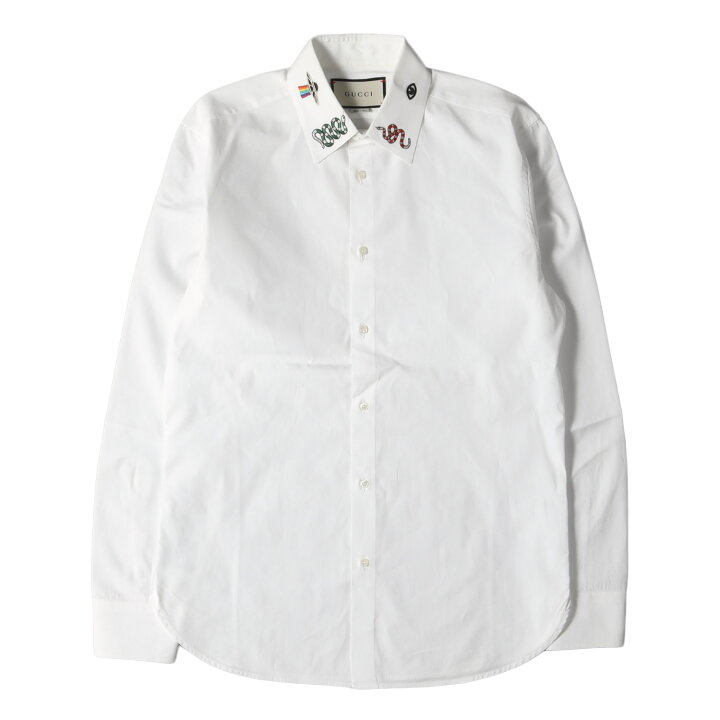 楽天市場】GUCCI グッチ シャツ サイズ:16 19AW シンボルズ 刺繍  