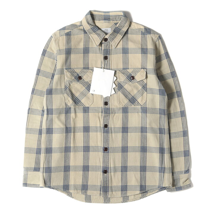 楽天市場】visvim ビズビム シャツ サイズ:1 インディゴチェック 
