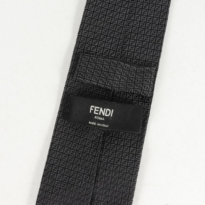 楽天市場】FENDI フェンディ ズッカ柄 総柄 シルク ネクタイ 