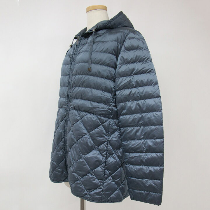 楽天市場】Max Mara マックスマーラ ジャケット ダウン ブルーグレー 