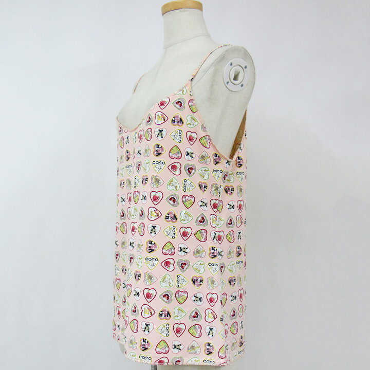 シャネル ココマーク ハート 総柄 キャミソール P28222 レディース  