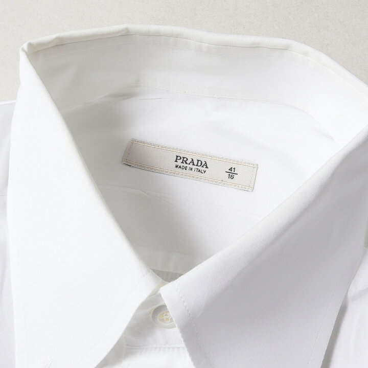 楽天市場】PRADA プラダ シャツ サイズサイズ:16(41) ブロード ボタン  