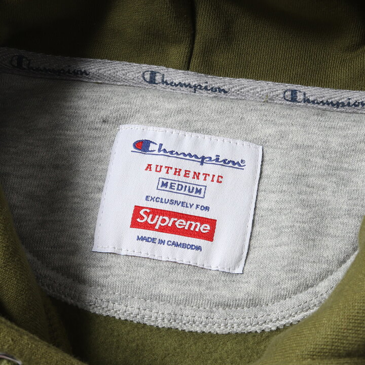 楽天市場】Supreme シュプリーム パーカー サイズ:M 18AW Champion  
