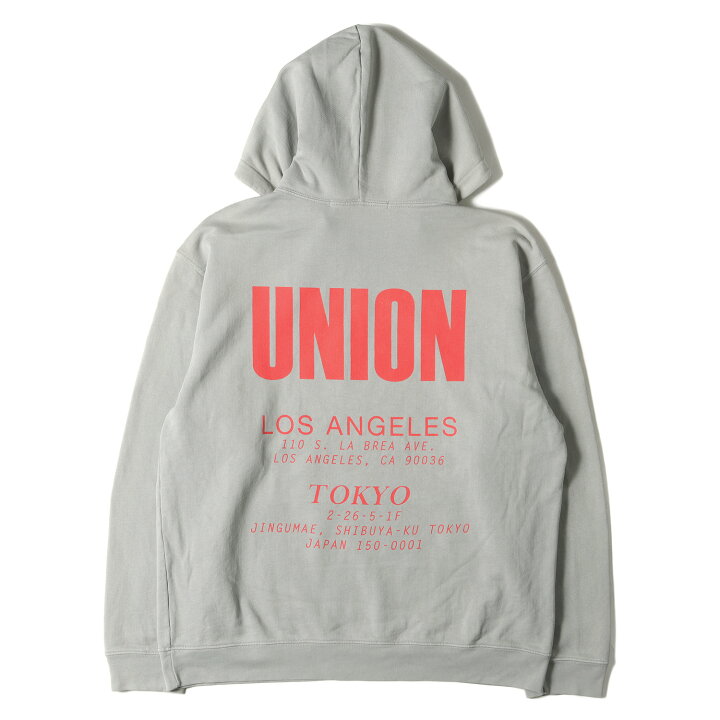 楽天市場】UNION ユニオン パーカー サイズ:3(L) アドレスロゴ 