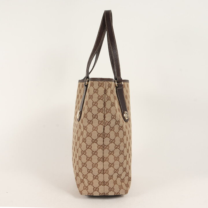 楽天市場】GUCCI グッチ GG キャンバス レザー トート バッグ 153009 