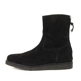 MINEDENIM マインデニム サイズ:41 24SS バックジップ カウ スウェード レザー ブーツ Suede Leather Back Zip Boots Vibram ブラック 黒 日本製 シューズ 靴【メンズ】【中古】【新品同様】【K4101】