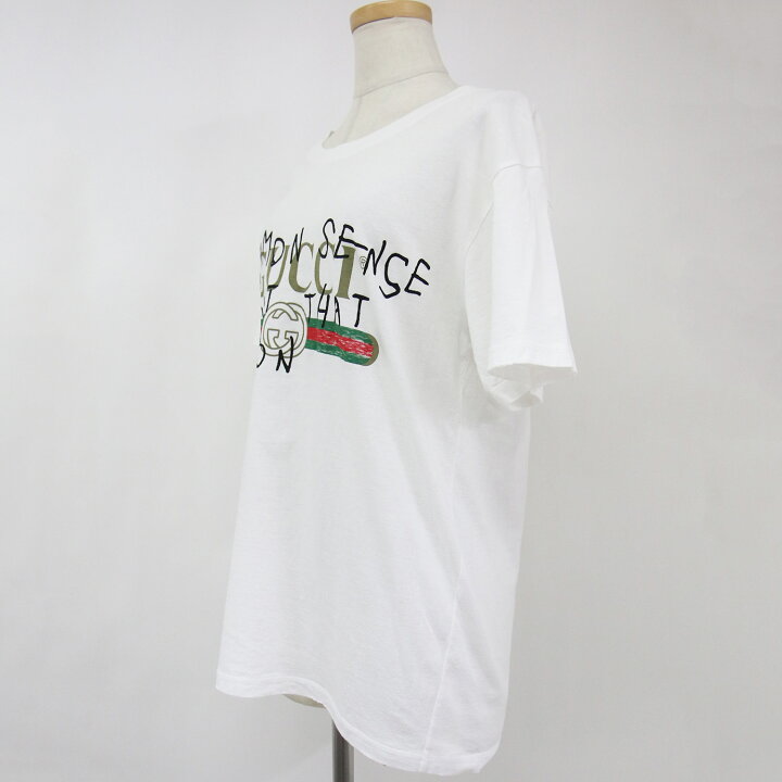 楽天市場】GUCCI グッチ Coco Capitan Tシャツ ロゴ ホワイト 白 XS 